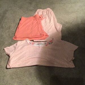 EUC 3 piece pajamas